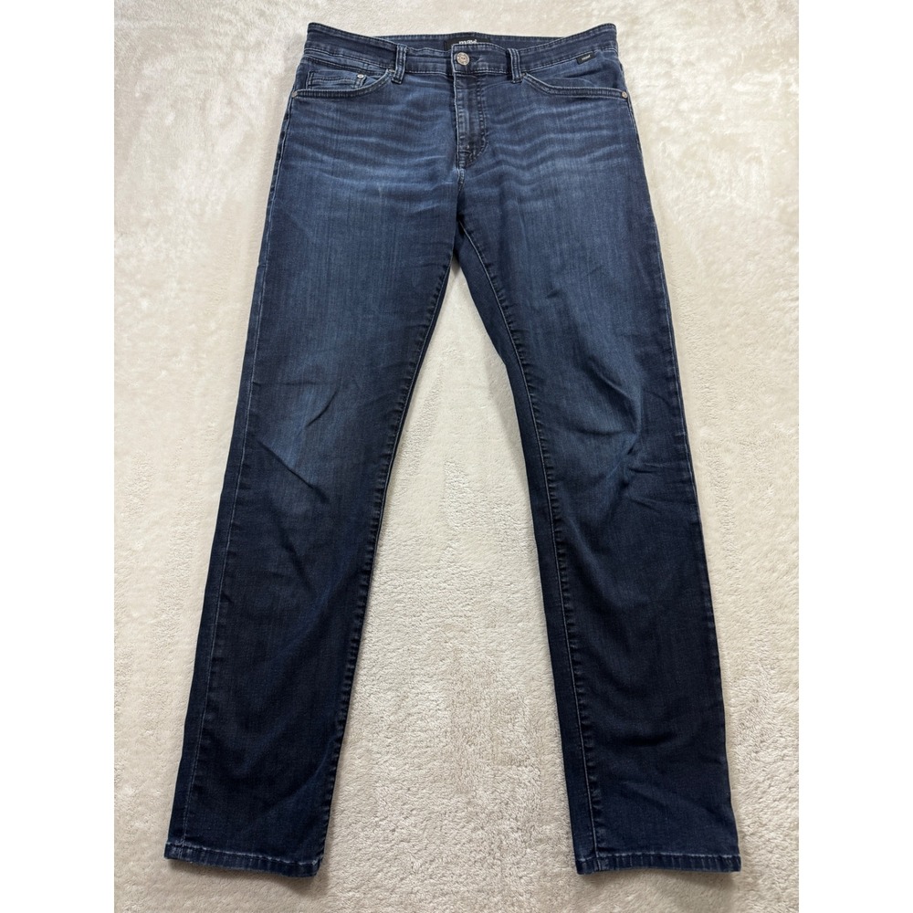 Mavi Mens Jake Slim Leg Dark Wash Denim Blue Jeans 33/32 Meas: 33x31